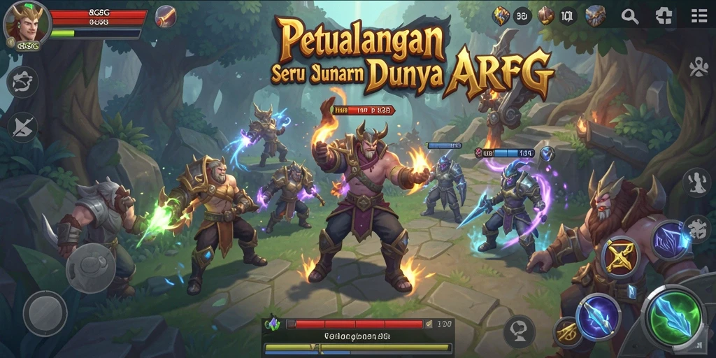 Tangkapan layar gameplay ARPG yang memukau dari 8G8G.