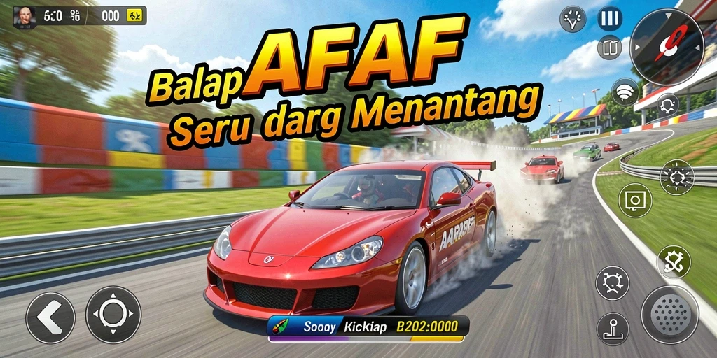 Tampilan gameplay AFAF yang seru dan menantang.