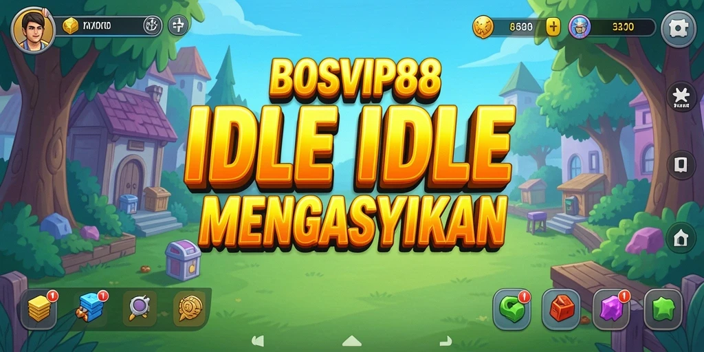 Tangkapan layar gameplay <strong>BOSVIP88</strong> yang menunjukkan suasana Idle yang mengasyikkan.