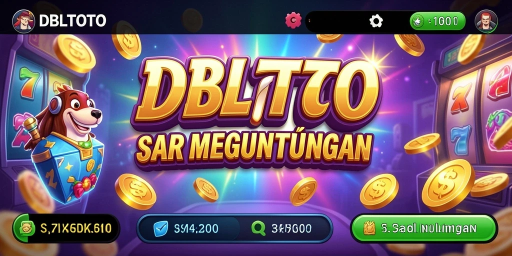 Tampilan screenshot gameplay DBLTOTO yang menarik dan penuh warna.