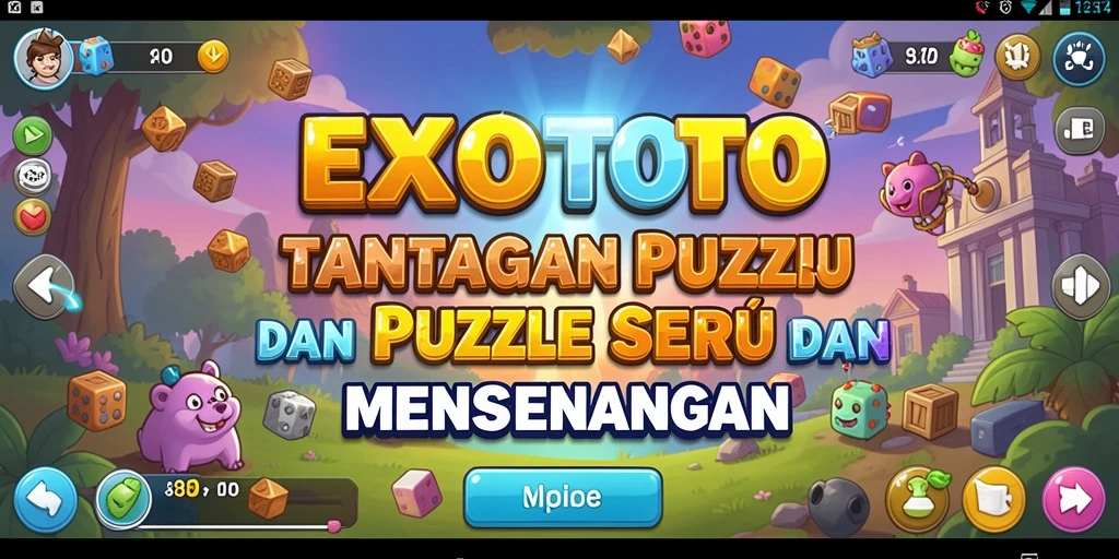 Tampilan menarik dari gameplay eksklusif EXOTOTO yang penuh dengan teka-teki.