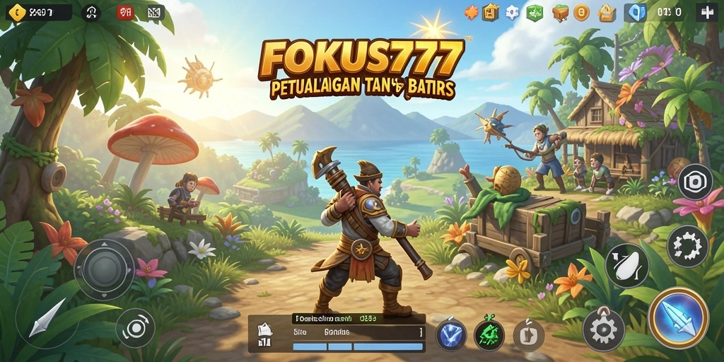 Tampilan gameplay seru di dunia terbuka FOKUS777.