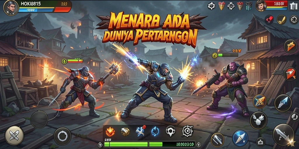 Tampilan gameplay HOKI8815 yang menegangkan dan seru.