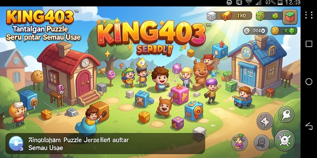 Tampilan gameplay KING403 yang penuh dengan teka-teki mengasyikkan.