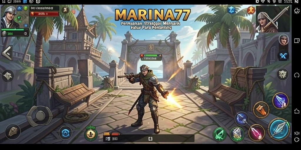 Tampilan gameplay yang menegangkan dalam MARINA77 dengan berbagai strategi.