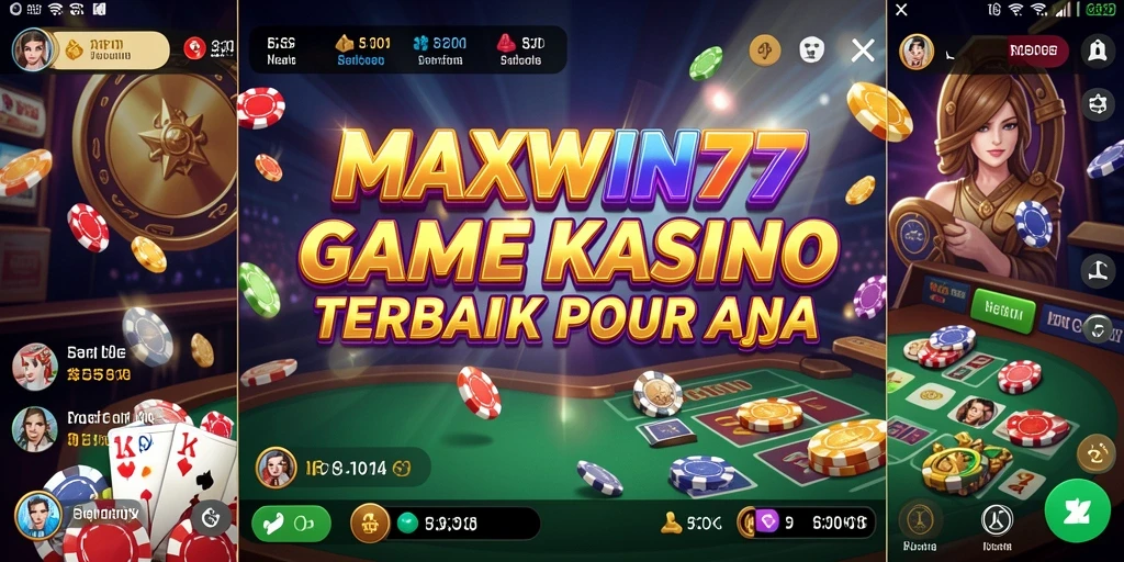 Tampilan gameplay menarik dari MAXWIN77 yang penuh aksi Kasino.