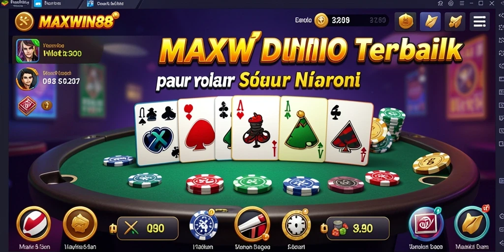 Tampilan gameplay seru dari MAXWIN88 yang mendebarkan.