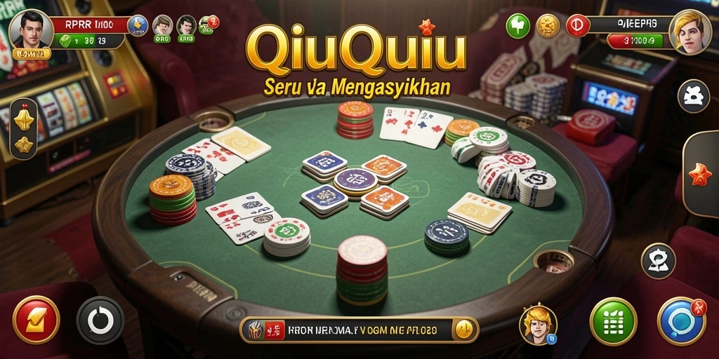 Tampilan gameplay seru dalam RPRR saat bermain QiuQiu.