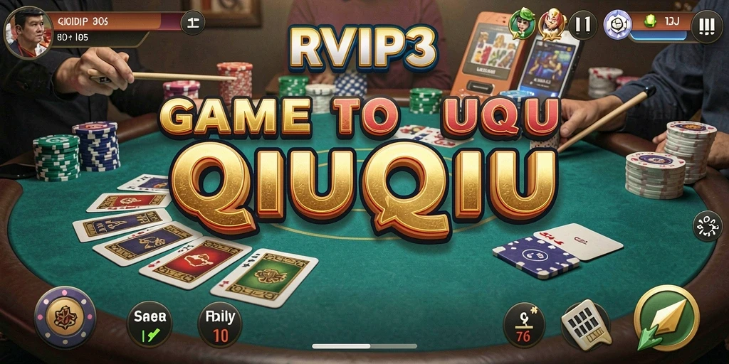 Tampilan gameplay QiuQiu yang menarik dan interaktif.