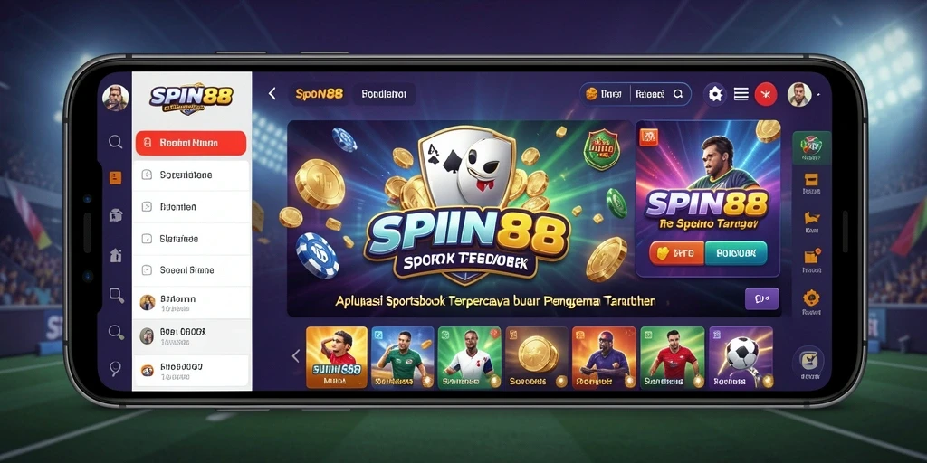 Tampilan menarik dari gameplay Sportsbook SPIN88 yang seru.